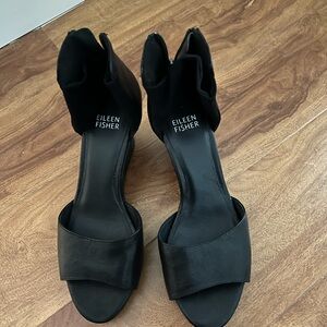 🤚 summer open wedged shoes